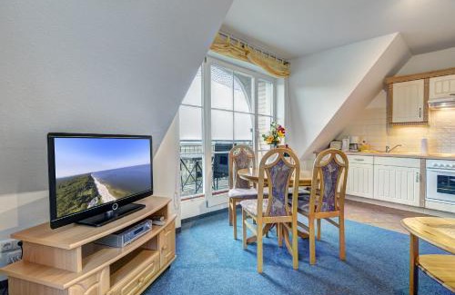 Loddin Apartment | Haus Ostseeglück - Ferienwohnung Morgensonne mit Gemeinschaftssauna