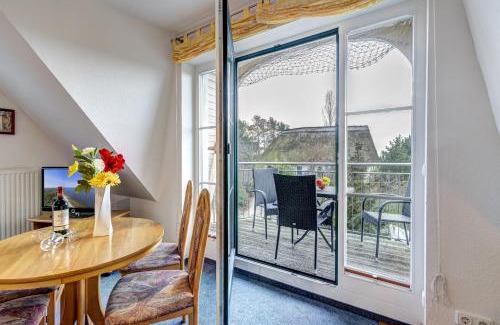 Loddin Apartment | Haus Ostseeglück - Ferienwohnung Morgensonne mit Gemeinschaftssauna