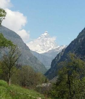 Antey-Saint-Andre Ski Chalet | Haut vue Cervin Matterhorn