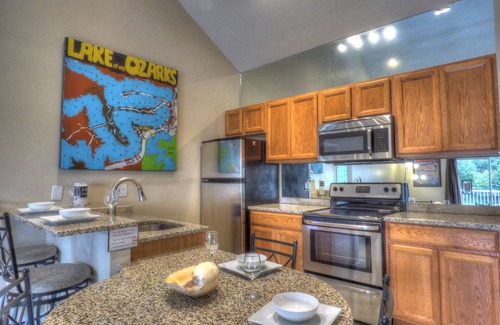 Osage Beach Condo | HAWKS NEST 2 BED 2 BATH PET FRIENDLY BOAT SLIP DIRECLY ON LAKE