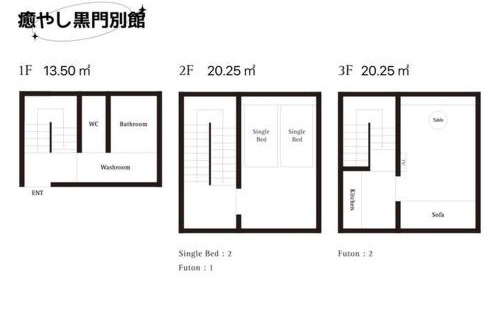 Minami Apartment | Healing Kuromon Bekkan 01 癒し黒門別館 01
