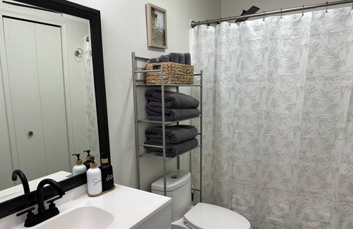 Twain Apartment | Heartland Hideaway is close to downtown, Kinnick Stadium, UIHC and Carver