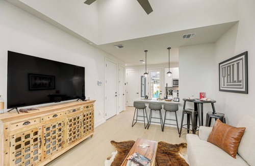 McKinley Heights House | Heated Cowboy Pool: Modern Austin Retreat