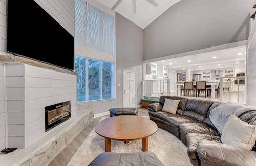 Merritt Island House | Heated Pool, Sleeps 21, 2 Kitchens, Custom Firepit, Outdoor Oasis, Near Beach