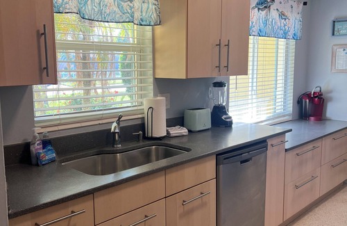 Sarasota Springs House | Heated Private Pool! Recently Updated! Well Stocked Property! Mins to Beach