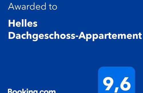 Verberg Apartment | Helles Dachgeschoss-Appartement