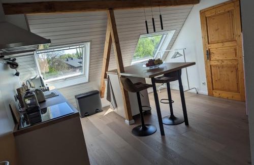 Verberg Apartment | Helles Dachgeschoss-Appartement