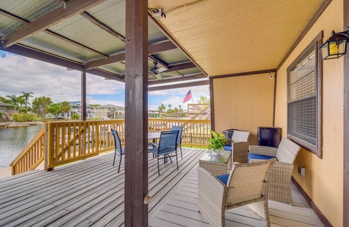 Spring Hill Cottage | Hernando Beach Waterfront Home w/Boat Dock & Deck