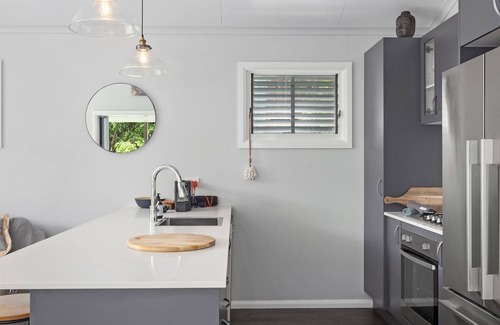 Moonee Beach House | Hiddleston Retreat is bright, modern & open plan accommodation