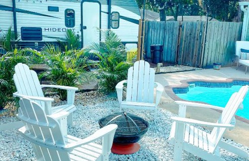 Gulfport Other | Hideout by the Sea with saltwater pool + dog friendly yard