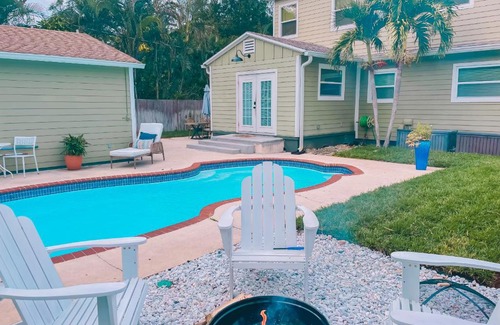 Gulfport Other | Hideout by the Sea with saltwater pool + dog friendly yard
