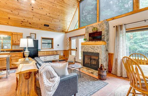 Indian Rock Springs House | Hike, Fish and More Cozy Cabin with Patio in Murphy!