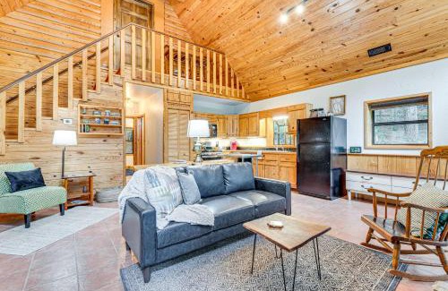 Indian Rock Springs House | Hike, Fish and More Cozy Cabin with Patio in Murphy!