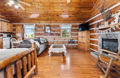 Fancy Gap Cabin | Hillside Hideout Log Cabin For 2! Cabin 10