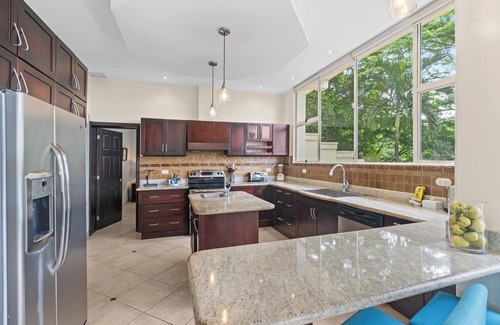 Playa Hermosa House | Hillside Home - Sweeping Views - Two Level Pool - Carport - Gated Community