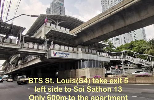 Yan Nawa Apartment | Hip & Funky Sathon15 apartment close to BTS St Louis