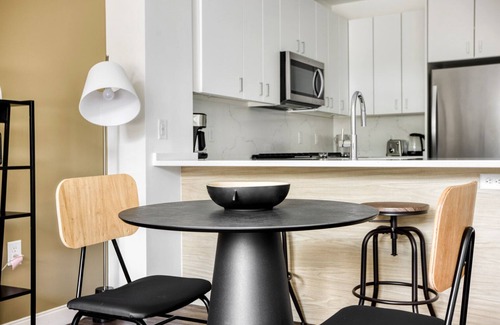 Newtonville Apartment | Hip Newton 1BR w/W/D, nr Newtonville Train, by Blueground