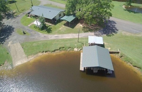 Zwolle House | Historic 4 BR Lakefront House with boat house and boat ramp