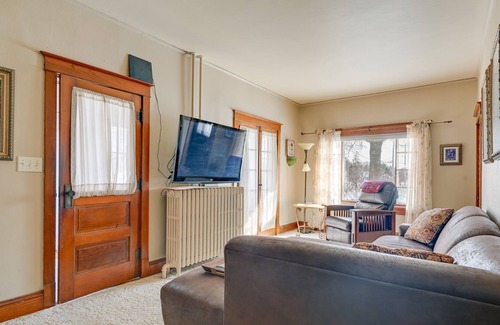 Eau Claire House | Historic Eau Claire Home w/ Porch + Sunroom!