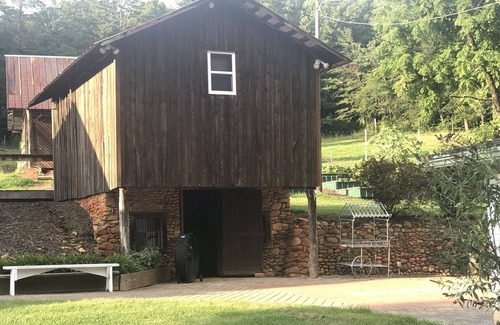 Lake Lure Cottage | Historic Grain Cottage on Highland Cow Farm