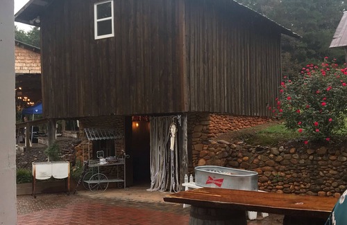 Lake Lure Cottage | Historic Grain Cottage on Highland Cow Farm
