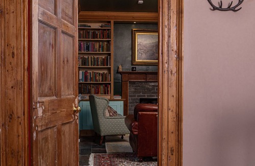 Breakish Cottage | Historic home with mountain views and cosy Library