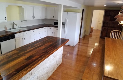 Camdenton House | Historic Limestone House in park setting in Ozarks