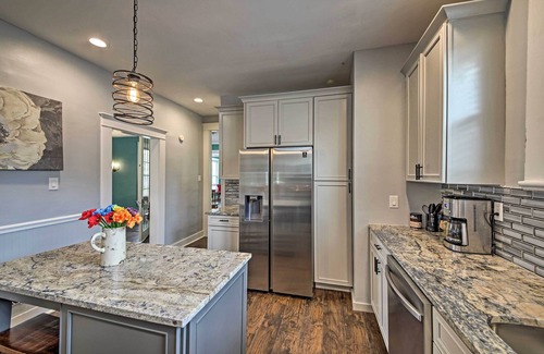 Noblesville House | Historic Noblesville Home w/Private Yard!