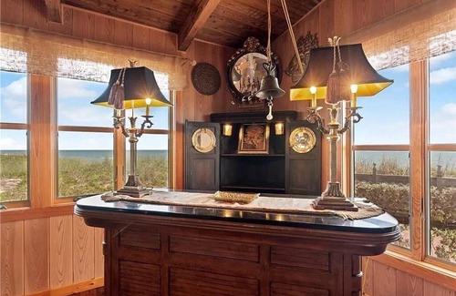 Ambersand Beach House | Historic Ocean Front House with private Beach! Guesthouse included & Dock!