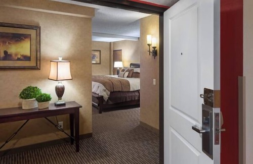 Casper House | Hit the Trails at Nearby Fort Lincoln State Park! Free Airport Shuttle, Pool!