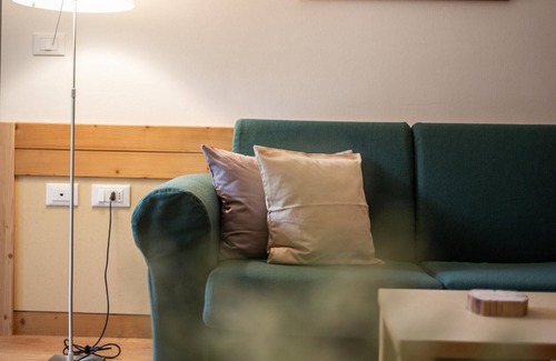 Santa Valburga Apartment | Holiday Apartment 'Pöder Blaue Schneid' with Mountain View, Balcony, Shared Garden & Wi-Fi