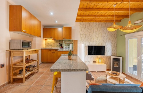 Pradollano Apartment | Holiday Apartment "Ski Lodge Duplex Suite Verde" near Slopes with Private Terrace & Wi-Fi