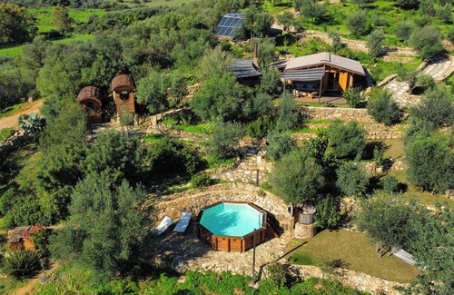 Castiadas House | Holiday Home 'Bioloco' with Sea View, Private Pool and Wi-Fi