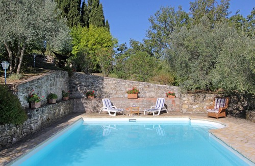 Panzano in Chianti House | Holiday Home 'Chianti Loft' with Mountain View, Wi-Fi and Air Conditioning