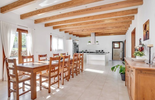 Petra House | Holiday Home Finca Na Blanca with Sea View, Pool, Wi-Fi, Terraces & Garden