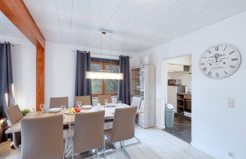 Kirchheim House | Holiday home near Zeta, own Suna, forest, lake, WLAN
