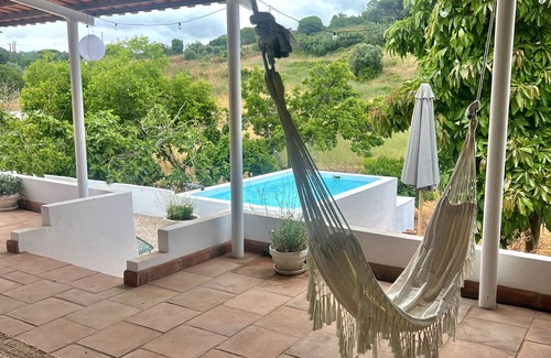 Santiago do Cacem House | Holiday Home 'Casa Lobata Da Maria' with Mountain View, Wi-Fi and Air Conditioning