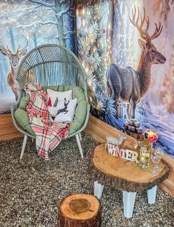 gmina Wolin House | Holiday Home Small Vegas- JACUZZI AND GARTEN FOR EXCLUSIVE USE