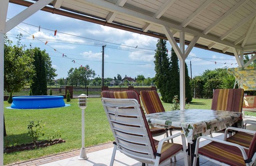 Balatonkeresztur House | Holiday home with outdoor pool and large garden