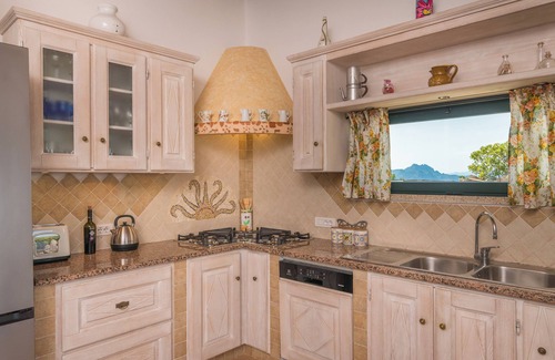 Arzachena Villa | Holiday Home with Wi-Fi, Pool, Garden and Sea View; Parking available