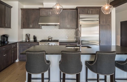 Big Sky Condo | Holiday Stays Available! Modern Townhouse Near Town Center with a Private Hot Tub