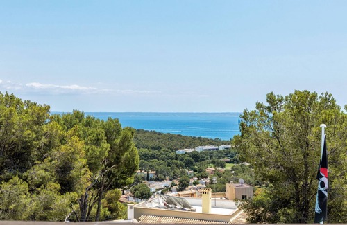 Portals Nous Villa | Holiday Villa Ocean View with Sea View, Wi-Fi, A/C, Pool, Garden, Terrace & Balcony