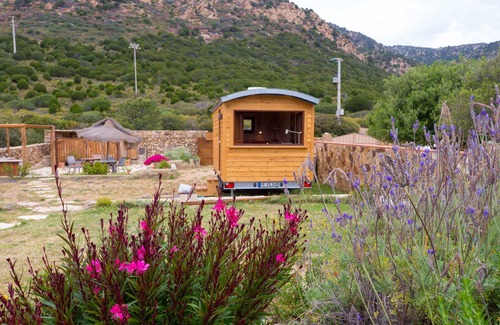 Teulada House | Holidays Zirkuswagen surrounded by sea and maquis. 300 m from the water.