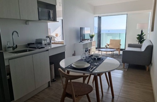 Historical District Apartment | HOM| 1D1B Frente al Mall con Terraza VistaalMar PNM