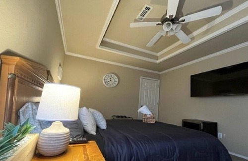 Shannon Hills Bed & Breakfast | Home Away From Home Master Bedroom - Right Off I-30
