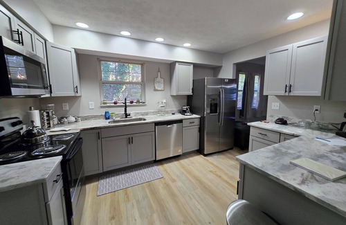 Kettering House | Home w/Private Cedar Hot Tub Room Arcade Pinball near The Greene Fraze Pavilion