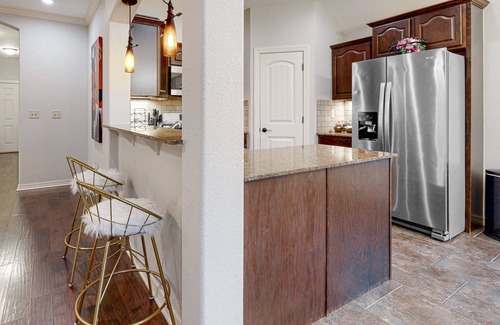Fayetteville House | Home with patio, fireplace, cable, washer/dryer & central AC