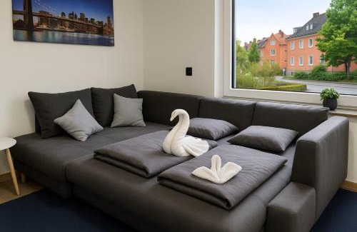 Huenfeld Apartment | Homefeld Moderne & ruhige Ferienwohnung in Hünfeld Nähe Bahnhof, mit Smart Tv & Parkplatz