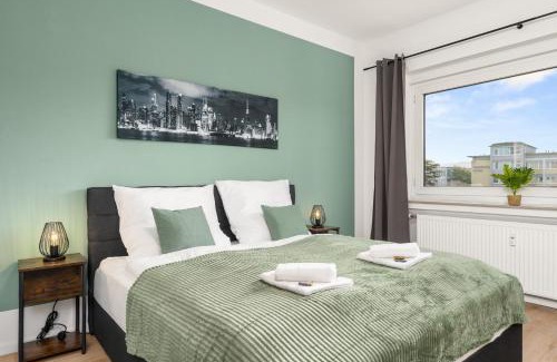 Bielefeld Apartment | HOMELY-Apartment ManhattanART, Zentral, Parkplatz, Billard,PS4, Dart, Balkon