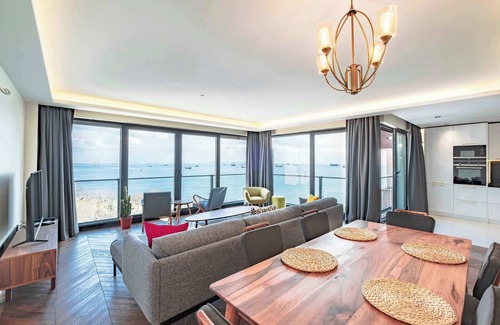 Bakırkoy Apartment | Homie Suites | Duplex 4br Penthouse w Sea View#BA6